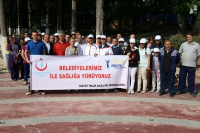 BAŞKAN KİMYECİ “BELEDİYELER İLE SAĞLIĞA YÜRÜYORUZ” ETKİNLİĞİNE KATILDI