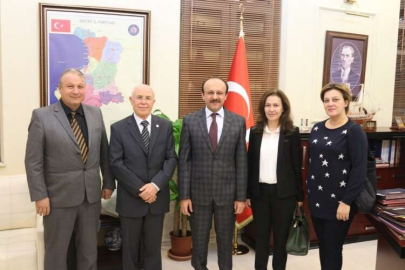 İskenderun Kafkas Kültür Derneği,Kaymakam H.Hasan Özyiğit’e nezaket ziyaretinde bulundu.