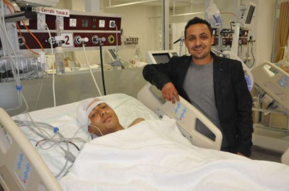 Merdivenlerden düştü az daha ölüyordu