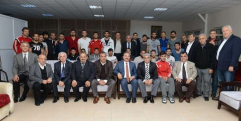 ANTAKYA BELEDİYE BAŞKANI KİMYECİ, HATAYSPOR’U ZİYARET ETTİ