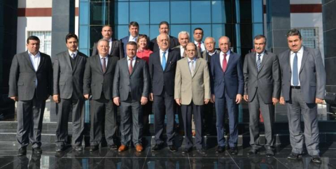 Başkan Seyfi Dingil Rektör Kaya’yı Kutladı