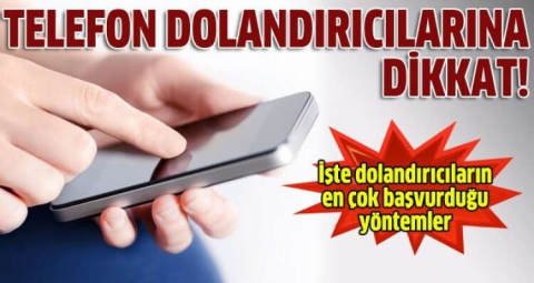 İskenderun’da Telefon Dolandırıcılığı