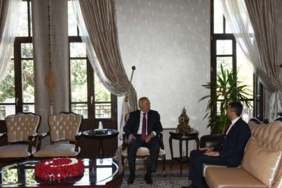 Vali Ata Hatay Milletvekili Serkan Topal’ı Makamında Kabul Etti