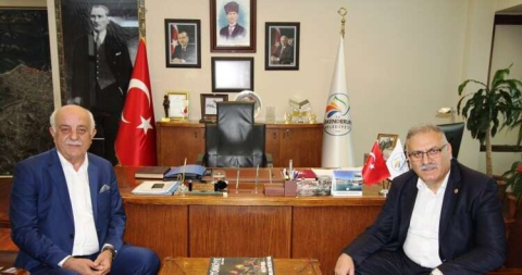 YÜKSEL’DEN BELEDİYE BAŞKANI SEYFİ DİNGİL’E ZİYARET