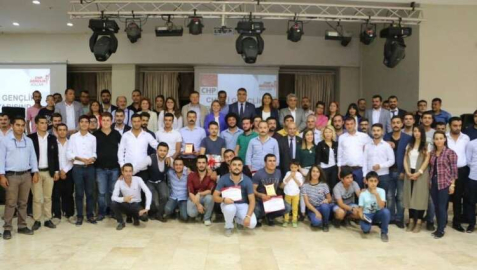 CHP İL GENÇLİK KOLLARI TARAFINDAN İLÇELER ARASI BİLGİ YARIŞMASI DÜZENLENDİ