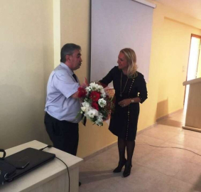 DEFNE BELEDİYESİ ESKİ GENEL MÜDÜRÜ KONUK ETTİ