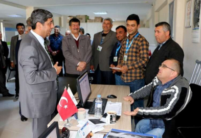 HATSU Heyeti, ilçe hizmet binalarına ziyaretlerini sürdürmeye devam ediyor.