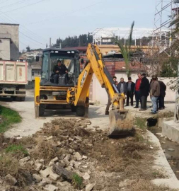Samandağ Belediyesi Fen İşleri Ekipleri Çalışmalarını Aralıksız Sürdürüyor