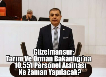 Güzelmansur’dan Soru Önergesi