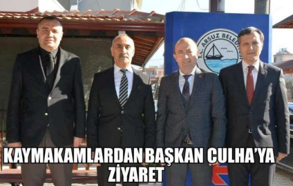 Kaymakamlardan Başkan Culha’ya Ziyaret