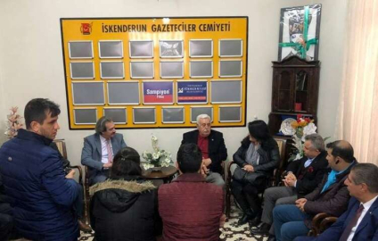 DP Belediye Başkan Adayı Mete Aslan İGC’yi ziyeret etti