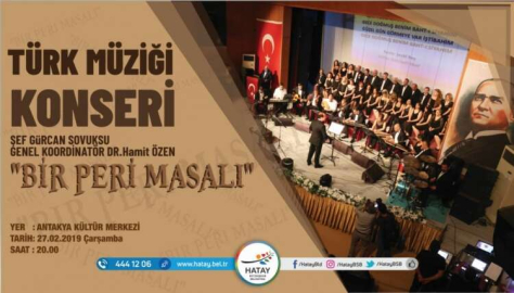 ‘Bir Peri Masalı’ Türk Müziği Konseri Müzikseverler İle Buluşacak