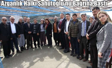 Azganlık Halkı Şahutoğlu’nu Bağrına Bastı