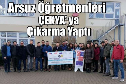 Arsuz Öğretmenleri  ÇEKYA’ ya Çıkarma Yaptı