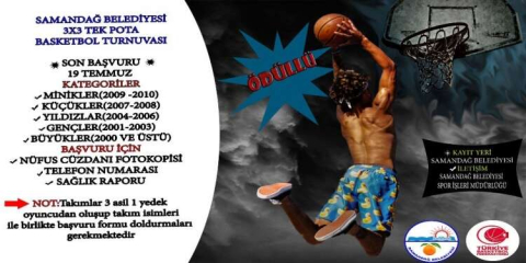 Samandağ Tek Pota Basketbolu İle Şenlenecek