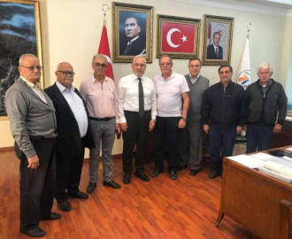 Sanayi Sitesi Yapı Kooperatifinden Başkan Tosyalı ve Emniyet müdürü Güneş’e ziyaret 