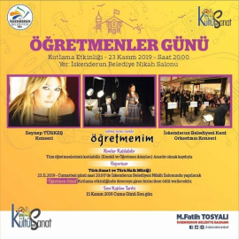 İskenderun Belediyesinden Öğretmenler Gününe Özel Etkinlik 