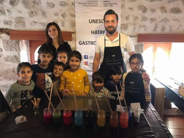 UNESCO Hatay Gastronomi Evi Minik Sanatçılarını Ağırladı