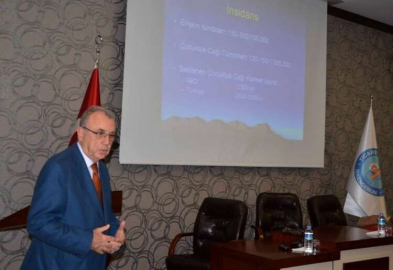 Prof.Dr. İskender Sayek, İTSO’ da Çocuk Kanserlerine dikkat çekti