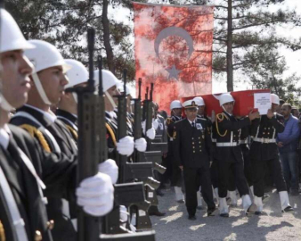 Hatay Şehidini Uğurladı