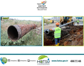 Sağlığımız İçin Paslı Boruların Bertarafı Sürüyor