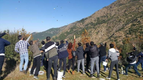 Amanos Dağlarına tohum attılar 