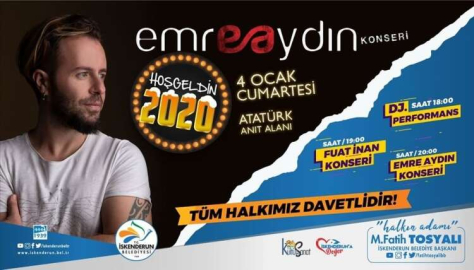 Başkan Fatih Tosyalı’dan  Emre Aydın Konserine Davet