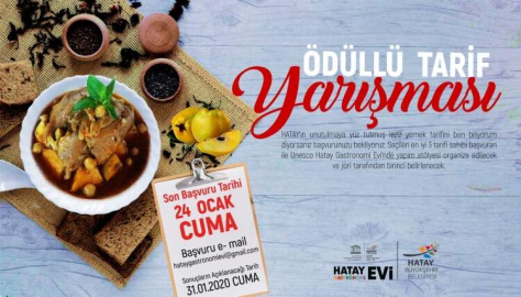 Ödüllü Tarif Yarışması İçin Son Başvuru 24 Ocak