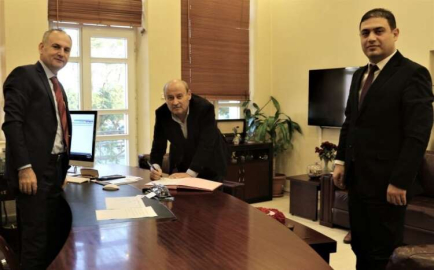 Kaymakam Yönden'in Refakatinde Eğitim Ve Üretime Teşvik Protokolü