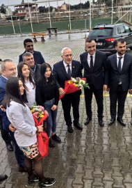 Uluçınar Mesleki ve Teknik Anadolu Lisesinde karne sevinci