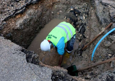 Hızlı Müdahale İle Su Kaybı Önlendi