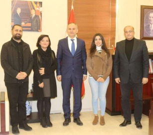 Mimarlar Odası Yönetiminden Kaymakam Yönden’e ziyaret