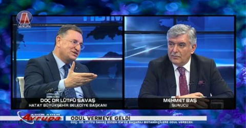 Başkan Savaş Avrupa’da Hatay’ı Tanıttı