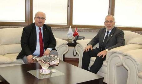 Yayladığı Belediye Başkanı Sayın’dan Belediye Başkanı Tosyalı’ya Ziyaret