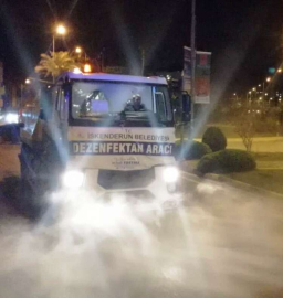 Çarşı Merkezi Dezenfekte Edildi