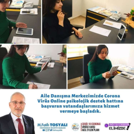 İskenderun Belediyesi Online Psikolojik Destek Hizmeti Veriyor