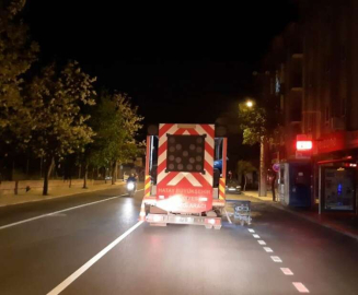 Yol Çizgileri Yenileniyor