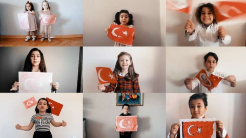 BKM 23 Nisan’da tüm çocukları Türk bayrağı çizmeye çağırıyor