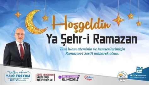 Başkan Fatih Tosyalı’dan Ramazan Ayı Mesajı