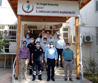 İl Sağlık Müdürü’nden Ambulans Servisi Başhekimliği’ne Sürpriz Ziyaret