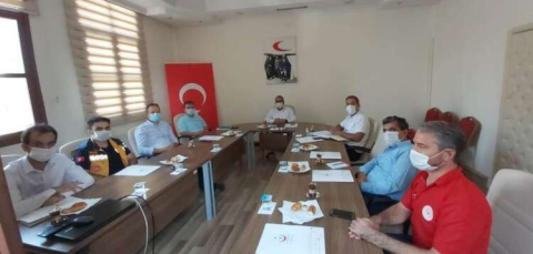 Hatay İl Sağlık Müdürü Haftanın İlk Mesaisine Kurum Başkanları İle Başladı