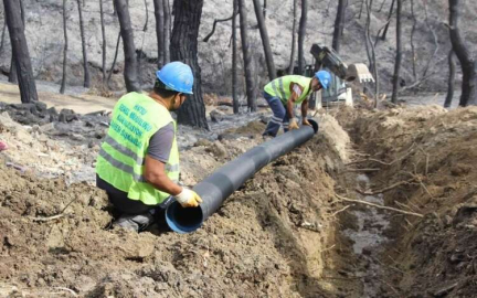 Belen’deki Yangın Bölgesine Yeni Altyapı