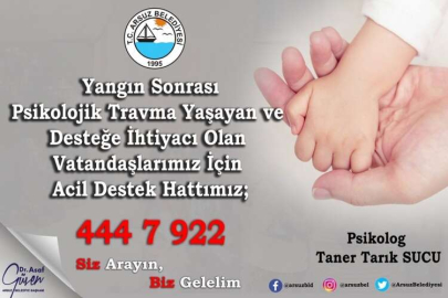 Arsuz Belediyesi’nden “Psikolojik Destek”