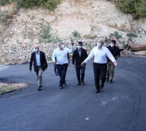 Başkan Tosyalı Orhangazi Yaylasında Asfalt Çalışmalarını İnceledi