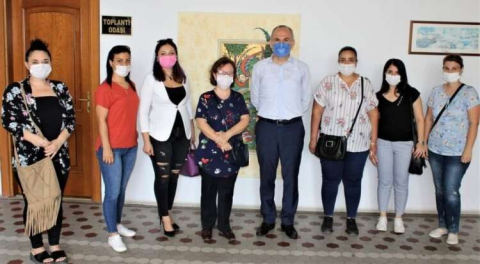 Okul Aile Birliğinden Kaymakam Yönden’e Nezaket Ziyareti