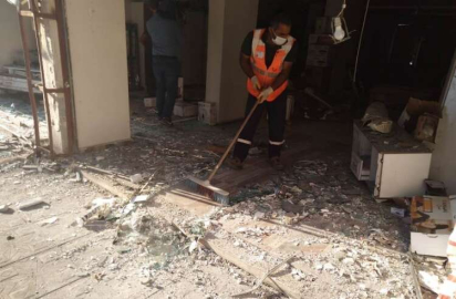 Belediye Ekipleri Olay Yerinde Kapsamlı Temizlik Çalışması Gerçekleştirdi