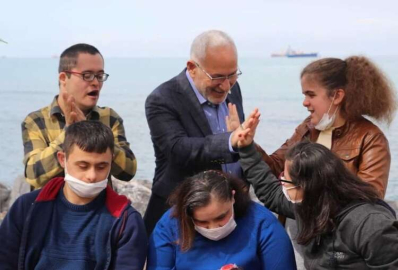 Başkan Fatih Tosyalı, Down Sendromlu Çocuklarla Bir Araya Geldi