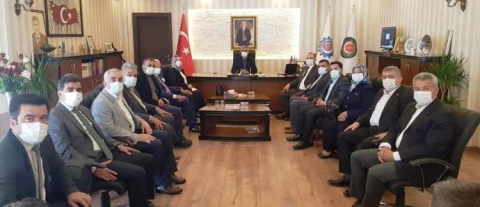 AK Partiden Özçelik-İş Sendikasına hayırlı olsun ziyareti