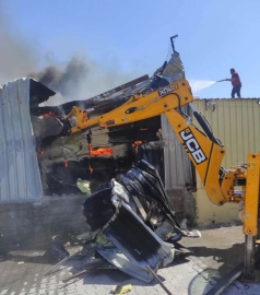 Haraparası Mahallesi’ndeki Yangın Kontrol Altına Alındı