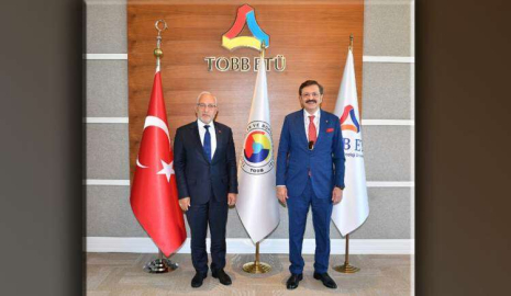 Belediye Başkanı Tosyalı TOBB Başkanı Hisarcıklıoğlu’nu Ziyaret Etti